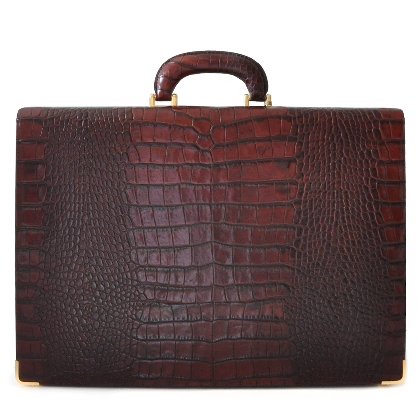 Machiavelli Small King Attach Case 24H in cow leather