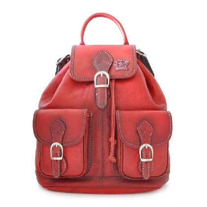 <span class="smallTextProdInfo">[BCL345]</span> - Backpack Caporalino in cow leather - Bruce Cherry