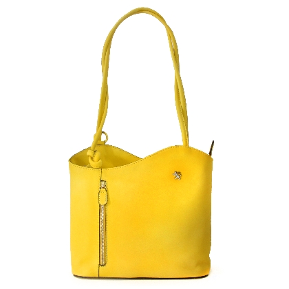 Shoulder Bag Consuma Small in cow leather B465/P - Bruce Yellow