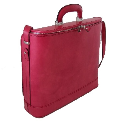 <span class="smallTextProdInfo">[RRO116/17]</span> - Raphaello Laptop Bag 17 in cow leather - Radica Pink