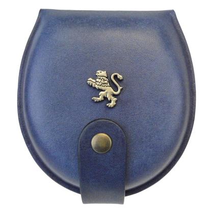 Coin Holder B060 in cow leather - Bruce Blue