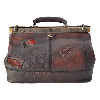 Handbag San Casciano in cow leather - Bruce Coffee