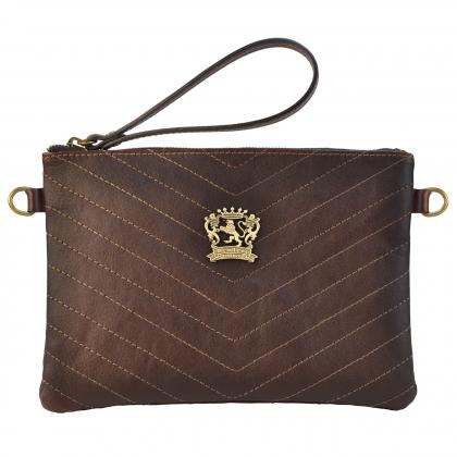 Rufina B253/23 Woman Bag in cow leather - Bruce Coffee