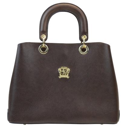 Caselli B377 HandBag Bag in cow leather - Bruce Coffee