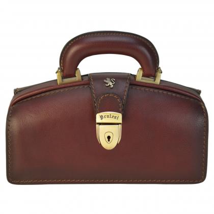 Handbag Lady Brunelleschi Bruce in cow leather - Bruce Chianti