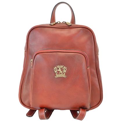 Sirmione Backpack in cow leather - Bruce Cherry