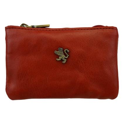 Farnia key envelope B316 in Genuine Leather - Bruce Cherry
