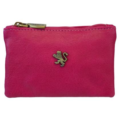 Farnia key envelope B316 in Genuine Leather - Bruce Fuchsia