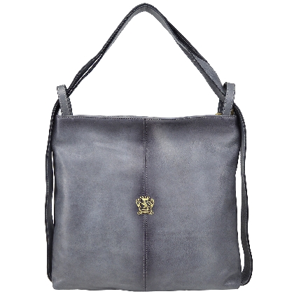 Rosano B476 Shoulder Bag in cow leather - Rosano B476 Grey