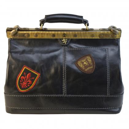 Handbag San Casciano in cow leather - Bruce Black