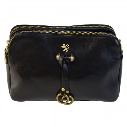Corella 3 Zip Lady Bag B196 - Bruce Black