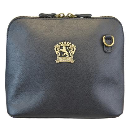Cross-Body Bag Gran Volterra B467/G in true leather - Bruce Black