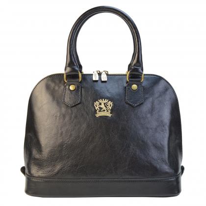Ristonchi Shoulder Bag B508 in cow leather - Bruce Black