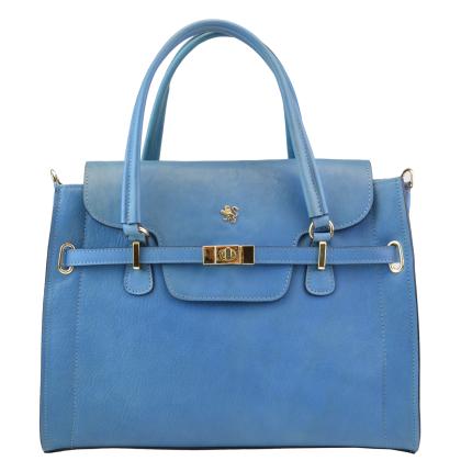 Baratti Borsa a Mano B305 in Vera Pelle - Bruce Celeste