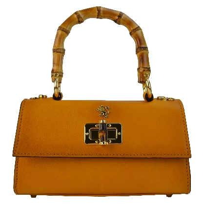 Castalia B298/20 Lady Bag in cow leather - Bruce Mustard