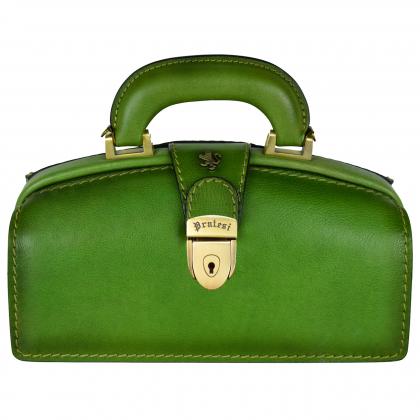 Handbag Lady Brunelleschi Bruce in cow leather - Bruce Emerald