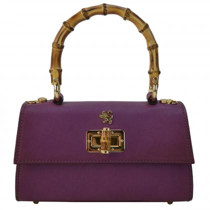 Castalia B298/20 Lady Bag in cow leather - Bruce Violet