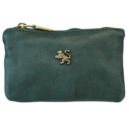 Farnia key envelope B316 in Genuine Leather - Bruce Dark Green