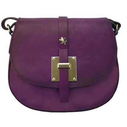 Pelago Lady Bag B472 in Genuine Leather - Bruce Violet