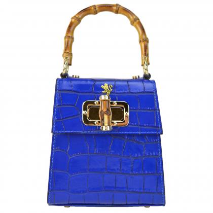 Castalia K298/22 Lady Bag in cow leather - King Electric Blue