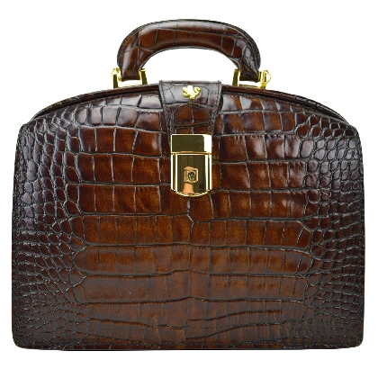 Miss Brunelleschi King Woman Bag in cow leather - King Coffee Miss Brunelleschi King Woman Bag in cow leather - King Coffee