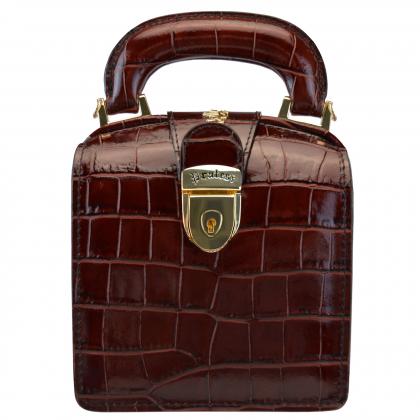 Brunelleschi K120/L Handbag in cow leather - King Chianti