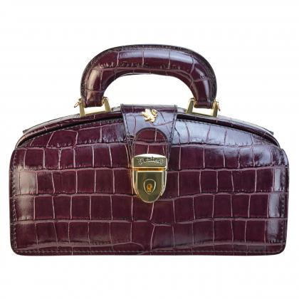 Lady Brunelleschi King Woman Bag in cow leather - King Chianti