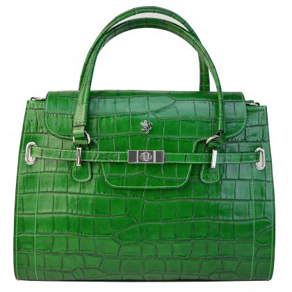 Baratti Handbag k305 in cow leather - King Emerald