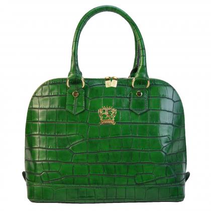 Ristonchi Shoulder Bag k508 in cow leather - King Emerald