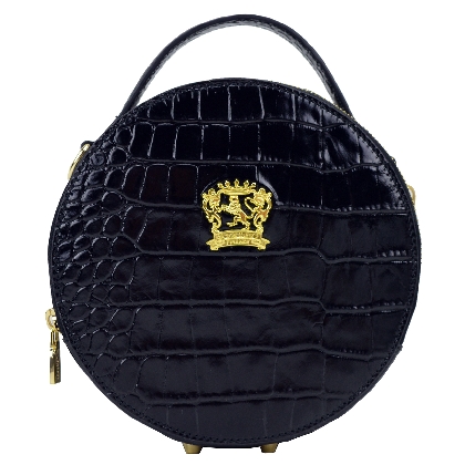 Troghi K188 Tote Bag in cow leather - Troghi K188 Black