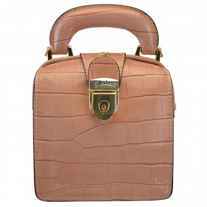 Brunelleschi K120/L Handbag in cow leather - King powder pink