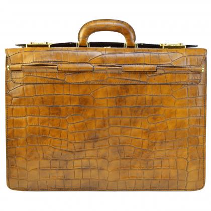 Lorenzo il Magnifico King Pilot Case in cow leather - King Cognac Lorenzo il Magnifico King Pilot Case in cow leather - King Cognac