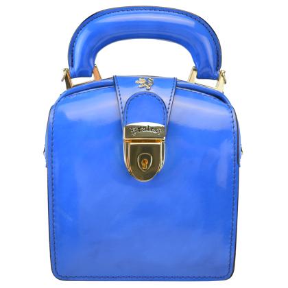 Brunelleschi R120/L Handbag in cow leather - Radica Electric Blue