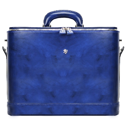 <span class="smallTextProdInfo">[RBL116/17]</span> - Raphaello Laptop Bag 17 in cow leather - Raphaello Laptop Bag R116/17 Blue