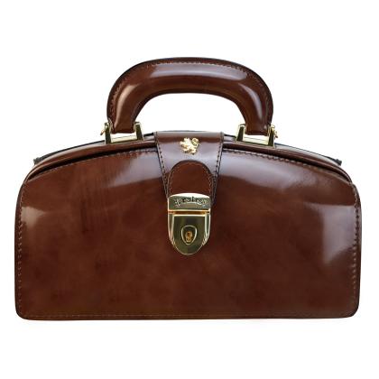 Lady Brunelleschi Bag in cow leather - Radica Coffee