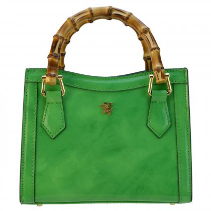 Capri R498 Genuine Leather Lady's Bag in Radica Type - Radica Emerald