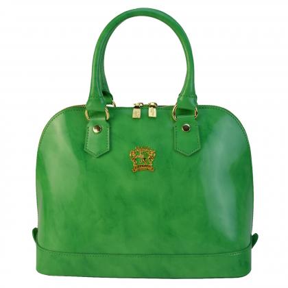 Ristonchi Shoulder Bag R508 in cow leather - Radica Emerald