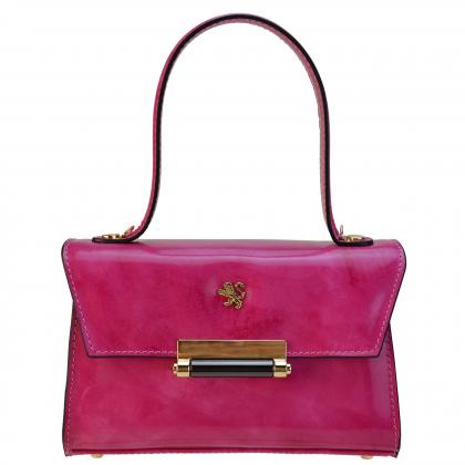 Miss Impruneta R146 Lady Bag in cow leather - Radica Fuchsia