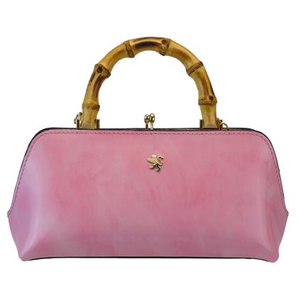 Candeli Handbag R565 in genuine leather - Radica Pink