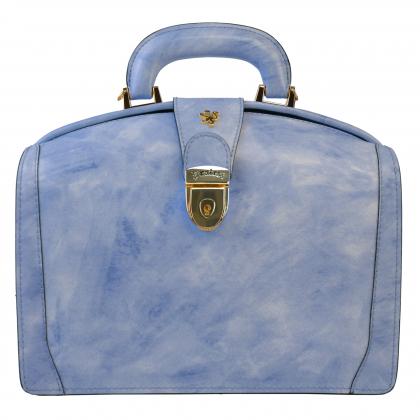 Miss Brunelleschi R120/29T Bag in cow leather - Radica Sky-Blue