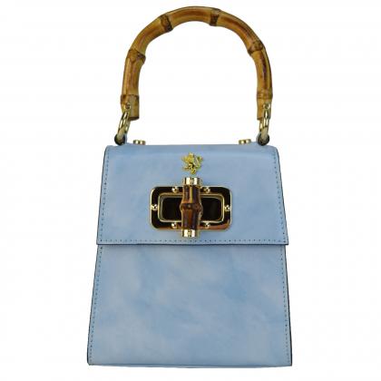Castalia R298/22 Lady Bag in cow leather - Radica Sky Blue