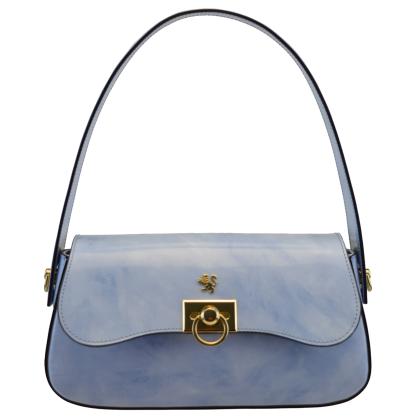 Castellina R368 bag in Genuine Leather Radica Type - Radica Sky Blue