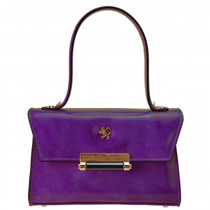Miss Impruneta R146 Lady Bag in cow leather - Radica Violet
