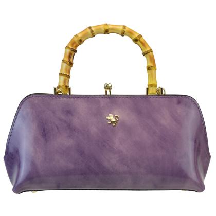 Candeli Handbag R565 in genuine leather - Radica Violet