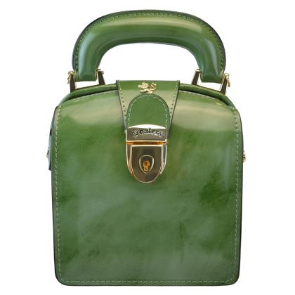 Brunelleschi R120/L Handbag in cow leather - Radica Dark Green